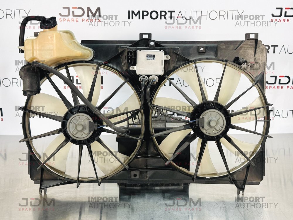 RADIATOR FAN ASSEMBLY WITH RESERVOIR TANK