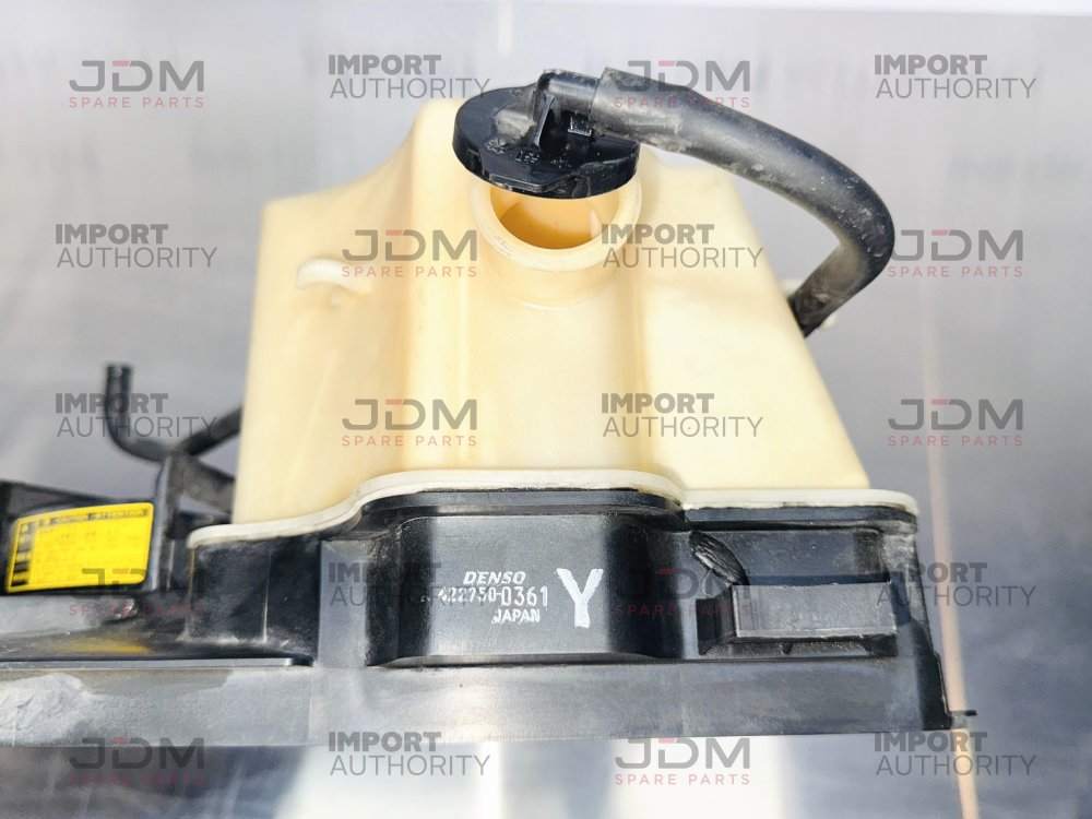 RADIATOR FAN ASSEMBLY WITH RESERVOIR TANK