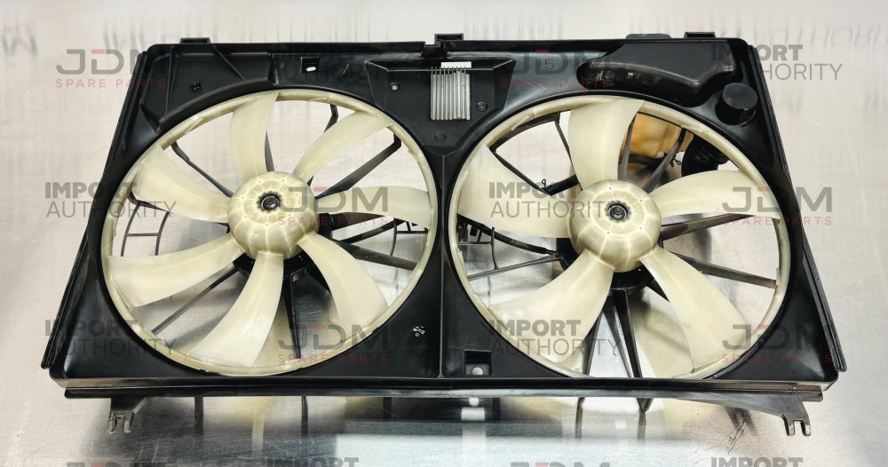 RADIATOR FAN ASSEMBLY WITH RESERVOIR TANK