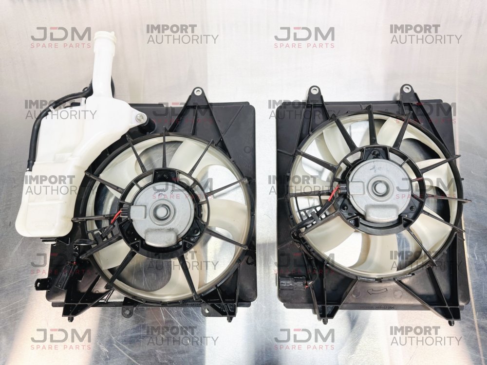 RADIATOR FAN ASSEMBLY WITH RESERVOIR TANK