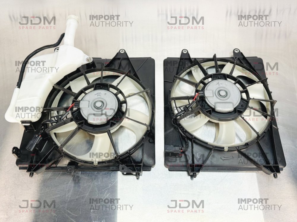 RADIATOR FAN ASSEMBLY WITH RESERVOIR TANK